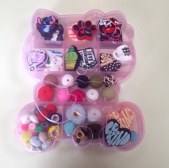 Hello Kitty Storage Container Beadable Pen Kit - Brand New - Picture 3 of 6